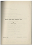 Moe Howard's 27pp. Script Dated May 1950 for The Three Stooges Film ''Merry Mavericks'' -- With 3 Additional Pages of Script Revisions Annotated by Moe -- Very Good Plus Condition